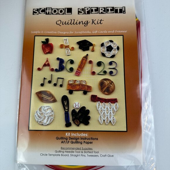 *NEW* Quilled Creations School Spirit Quilling Kit #414 - Picture 1 of 2